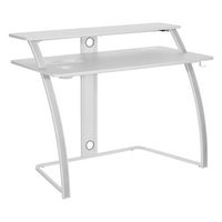 OSP Home Furnishings - Code30 Battlestation Gaming Desk - White - Angle