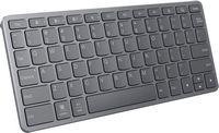 Lenovo - Multi-Device Wireless Keyboard - Luna Gray - Angle