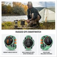 Garmin - Instinct  3 GPS Smartwatch 45 mm AMOLED - Neotropic with Neotropic Band - Angle
