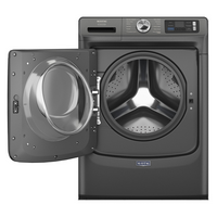 Maytag - 5.0 Cu. Ft. High-Efficiency Smart Front Load Washer with Steam and Pet Pro System - Volc... - Angle