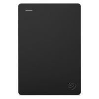 Seagate - 1TB External USB 3.0 Portable Hard Drive with Rescue Data Recovery Services - Black - Angle