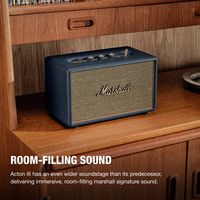 Marshall - Acton III Bluetooth Home Speaker with Bass / Treble / Volume Controls and 3.5 mm Auxil... - Angle