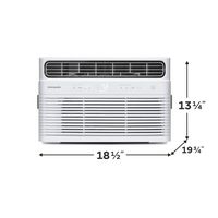 Frigidaire - 450 Sq. Ft. 10,000 BTU Inverter Smart Window Air Conditioner - White - Angle