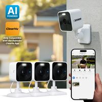 Defender - GO 2K AI POWERED Plug-in Power Indoor/Outdoor Home Security, Baby & Pet Camera - 3 Pac... - Angle