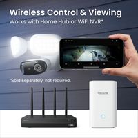 Reolink - Elite F751W 4K 8MP Outdoor Wired Wi - Fi Panorama Security Camera with Floodlights and ... - Angle