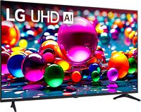 LG - 55” Class UA77 Series LED AI 4K UHD Smart webOS TV (2025) - Angle