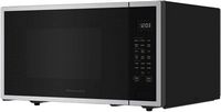 KitchenAid - 1.5 Cu. Ft. Countertop Microwave with Sensor Cooking and Air Fry - Stainless Steel - Angle