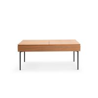 Burrow - Carta Hardwood Coffee Table - Oak - Angle