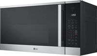LG - 1.8 Cu. Ft. Over The Range Smart Microwave with Sensor Cooking and EasyClean - Printproof St... - Angle