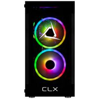 CLX - SET Gaming Desktop - Intel Core i5 14400F - 32GB DDR5 5600 Memory - GeForce RTX 5060 8GB - ... - Angle