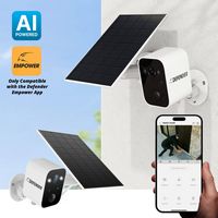Defender - Solar Powered 4K AI Everwatch Wireless Security Camera with 3W Solar Panel, AI Detecti... - Angle