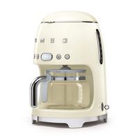 SMEG - DCF02 Drip 10-Cup Coffee Maker - Cream - Angle