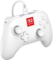 PowerA - Advantage Wired Controller for Nintendo Switch 2 with Lumectra - White - Angle