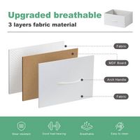 Bestier - 10 Drawer 31.4 in.W Fabric Storage Tower Dresser Wooden Top for Kid Room, Closet, Entry... - Angle