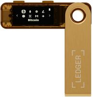 Ledger - Nano S Plus Crypto Hardware Wallet - Gold - Angle