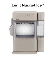 GE Profile - Opal 2.0 Ultra Nugget Ice Maker with Side Tank and Scale Inhibiting Filter - Sandstone - Angle