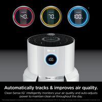 Shark - NeverChange Air Purifier MAX, 5-Year Filter Life, 1400 sq. Ft - White - Angle