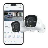 Reolink - 2-Camera Indoor/Outdoor Add On or Stand Alone Wired PoE 4K+ 12MP Security Bullet IP Cam... - Angle