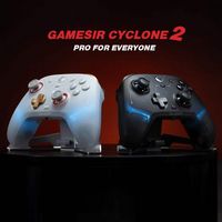 GameSir - Cyclone 2 Wireless Gaming Controller for Switch, PC, iOS, Andriod, and Steam - Phantom ... - Angle
