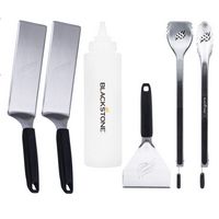 Blackstone - 6-Piece Griddle Essentials Deluxe Toolkit - Silver - Angle