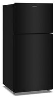 Amana - 30 in. Wide 19 cu. ft. Garage Ready Top-Freezer Refrigerator and - Black - Angle