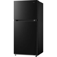 Frigidaire - 19 Cu. Ft. Garage Ready Top Freezer Refrigerator - Black - Angle