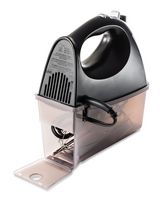 Hamilton Beach - 6 Speed Hand Mixer with Snap-On Case - black - Angle