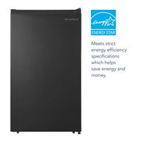 Insignia™ - 3.3 Cu. Ft. Mini Fridge with ENERGY STAR Certification - Black - Angle