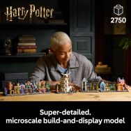 LEGO - Harry Potter Diagon Alley Wizarding Shops Collectible Building Set 76444 - Angle