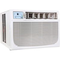 Keystone - 1000 Sq. Ft 18,000 BTU Window Air Conditioner - White - Angle