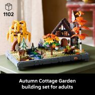 LEGO - Icons Autumn Cottage Garden Building Set 11372 - Angle