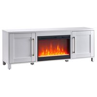 Camden&Wells - Yarmouth Crystal Fireplace TV Stand for Most TVs up to 75