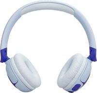 JBL - Junior 320BT Wireless Kids On-Ear Headphones - 2025 - Blue - Angle