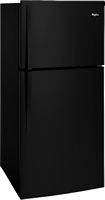 Whirlpool - 19.2 Cu. Ft. Top-Freezer Refrigerator - Black - Angle