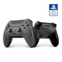 SCUF - Omega Wireless Performance Controller for PS5 & PC - Steel Gray - Angle
