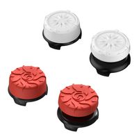 NEXT - Precision Thumbstick 4-Pack For Switch 2 and Switch Pro Controllers - Red/White - Angle