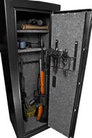 Barska - Extra-Large Biometric Rifle Safe - Black - Angle