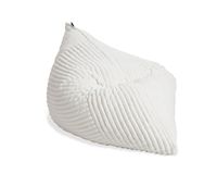 Lovesac - PillowSac in Phur - Dove Channeled - Angle