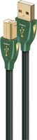 AudioQuest - Forest USB-A > B 4.9' Digital High-Definition Audio Cable with USB-A to USB-B Connec... - Angle