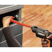 WORX - Flexible Shaft for Cordless Screwdriver - Orange - Angle