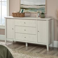 Sauder - Larkin 2-Door, 3-Drawer Ledge Dresser - Glacier Oak - Angle