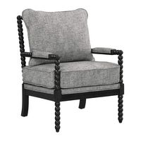 OSP Home Furnishings - Eliza Spindle Chair - Graphite - Angle