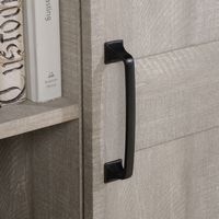 Sauder - Spring Maple Sliding Door Storage Cabinet - Angle