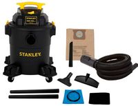 Stanley - 6 Gallon wet/dry vacuum - Black - Angle