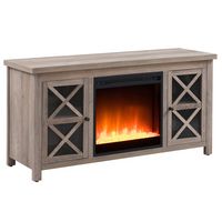 Portland Crystal Fireplace TV Stand for Most TVs up to 55