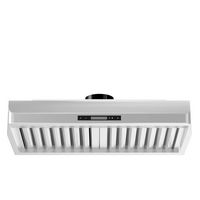 ZLINE - 30 inches - Convertible - Under cabinet Range Hood - Silver - Angle