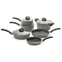 Ballarini - Parma Forged Aluminum 10-pc Nonstick Cookware Set - Grey - Angle