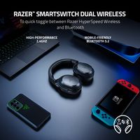 Razer - Barracuda X 2022 Edition Wireless Gaming Headset for PC, Mac, Playstation, Switch, Steam ... - Angle