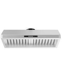 ZLINE - 30 inches - Externally Vented - Under cabinet Range Hood - Brushed Stainless Steel - Angle