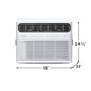 Frigidaire - 700 Sq. Ft. 14,000 BTU Inverter Smart Window Air Conditioner - White - Angle